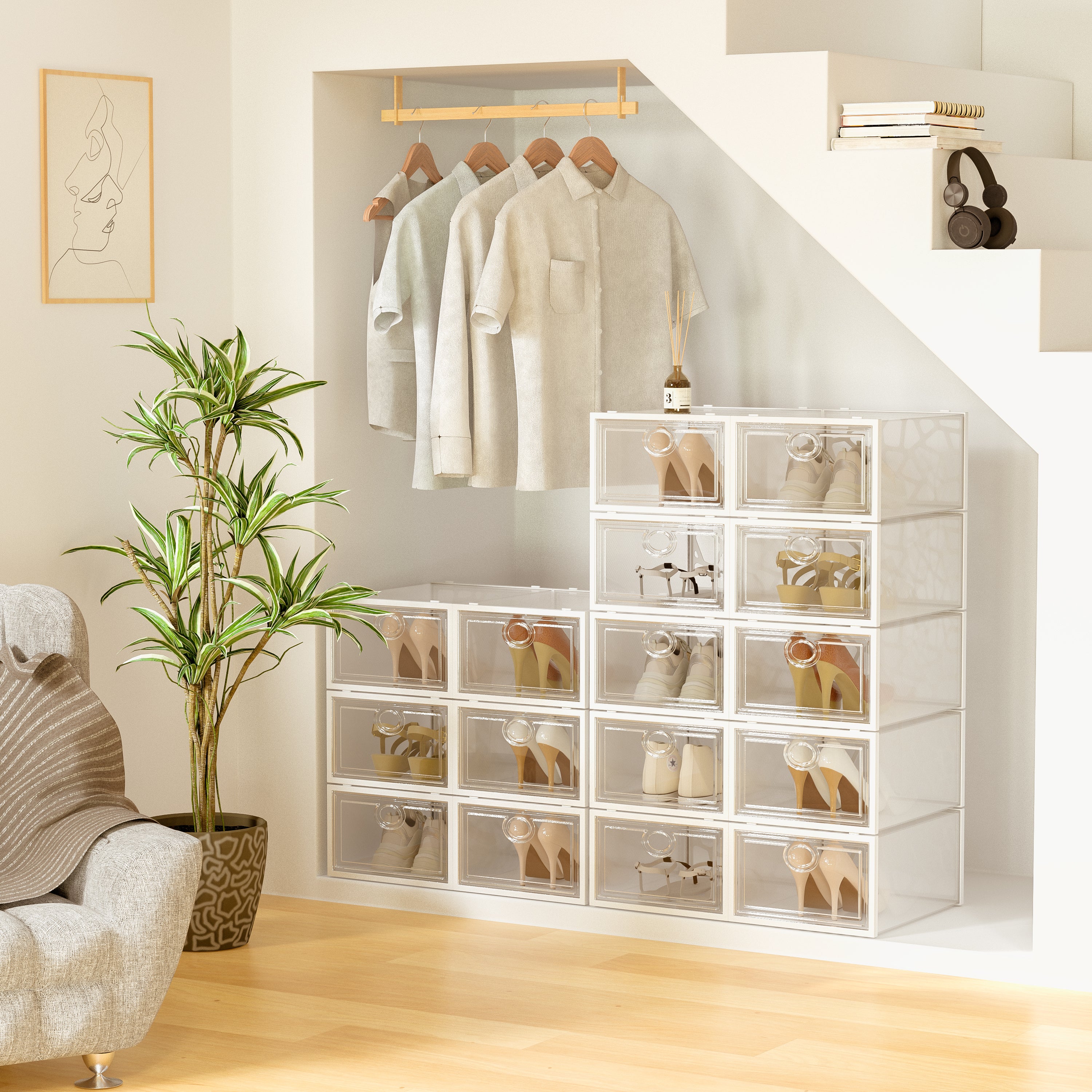 Centipede Girl Shoe Storage Problem